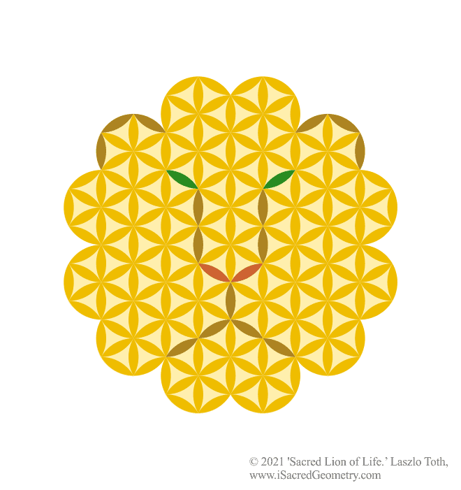 i sacred geometry sacred alpha lion of life art design laszlo toth