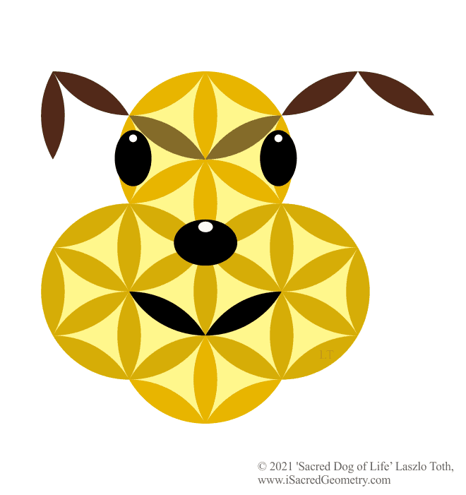 i sacred geometry sacred dog of life art design laszlo toth