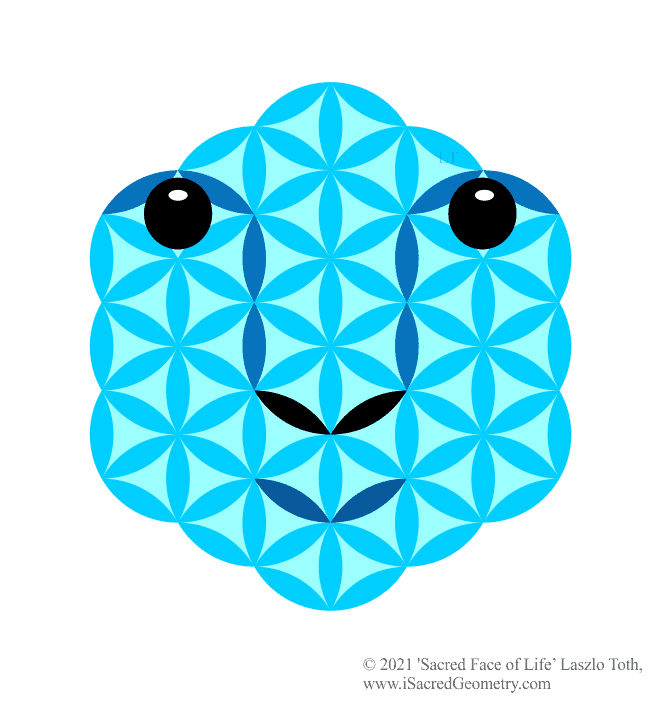 i sacred geometry sacred face of life arcturian art design laszlo toth