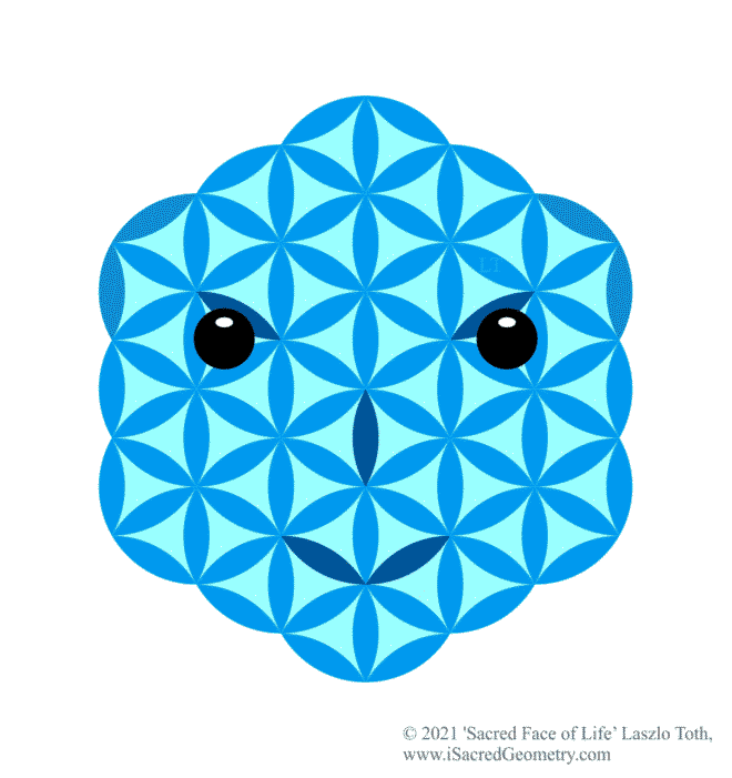 i sacred geometry sacred face of life arcturian art design laszlo toth