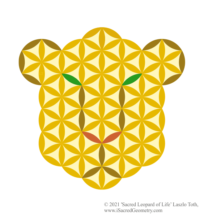 i sacred geometry sacred leopard of life art design laszlo toth