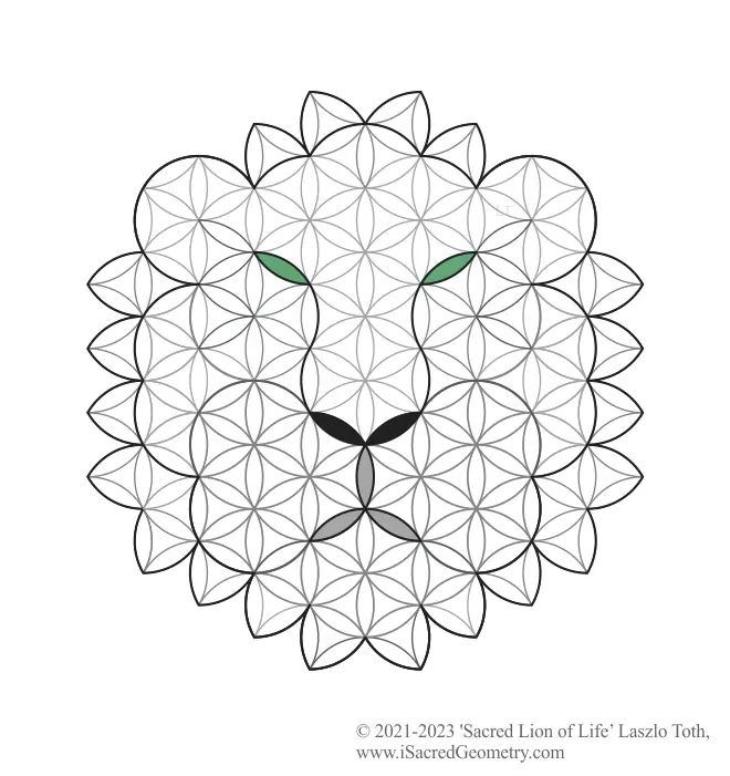 isacredgeometry sacred lion of life bbw art design laszlo toth