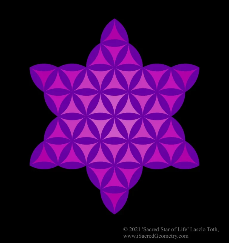 iSacredGeometry Sacred Star of Life D Purple Inverse Black Backg Web Laszlo T
